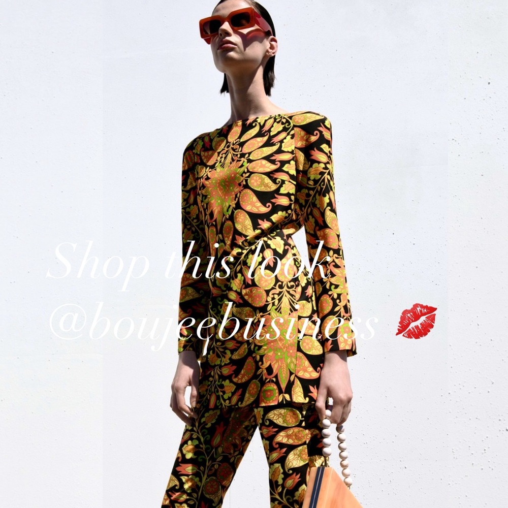 ZARA Printed Mini Dress - Picture 5 of 7